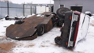 OVERTURNED THE CAR. Ramp Buggy in real life from GTA 5. Part 5