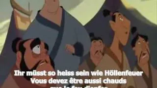 I'll Make A Man Out Of You - German with german and translated (french) subtitles