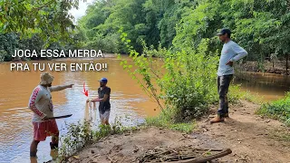 PERDI A CABEÇA QUANDO ELE CHEGOU NA CEVA COM ESSA MALDITA TARRAFA !! pescaria