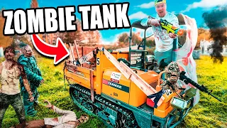 ZOMBIE TANK Vs 1,000 Zombies Challenge