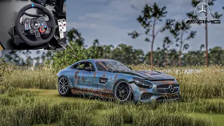Rebuilding a Mercedes - AMG GT - NFS HEAT - LOGITECH G29 Gameplay