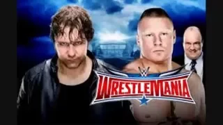 Dean Ambrose Vs Brock Lesnar | Preview | Summary | Wrestlemania 2016