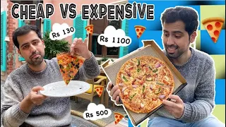 Cheap Vs Expensive Pizza 🤑 | Tried the Most EXPENSIVE Pizza || Rs 1100 ka Pizza 😨😨😳😳