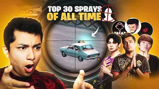 TOP 30 SPRAYS OF ALL TIME (PUBG MOBILE)