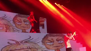 Die Antwoord - Ninja Crowd Surfing / Baby's On Fire 10-15-2016