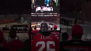 Patrick Elias Jersey Retirement Ceremony 2/24/18