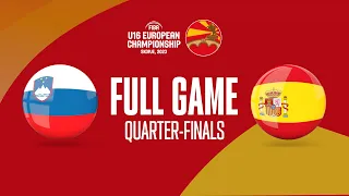 QUARTER-FINALS: Slovenia v Spain | Full Basketball Game | FIBA U16 European Championship 2023