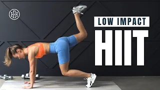 Intense LOW IMPACT HIIT // Total body No Jumping Workout