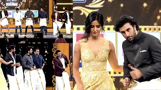 South Actress enjoying the non-stop fun on stage by Ranbir Kapoor, Katrina Kaif & other South Actors