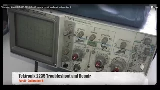 Tektronix AN/USM-488 2235 Oscilloscope repair and calibration 5 of 7