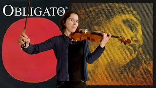 Violin String Comparison - Evah Pirazzi Gold vs. Obligato - playing Beatiful Love (Jazz Standard)