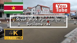 🇸🇷 Street Walk Paramaribo - Suriname - 4K