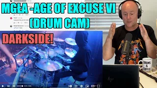 Drum Teacher Reacts: DARKSIDE - Mgła -Age of excuse VI (Drum Cam) MY SECOND TIME HEARING DARKSIDE!