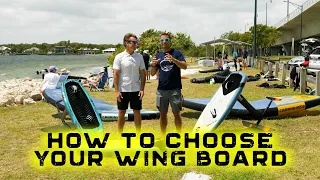 How to choose your wing board | Wing Foil
