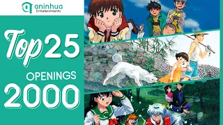 Top 25 Anime & Aenimeisyeon Openings 2000