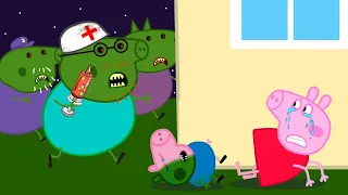 Zombie Apocalypse, Alien Zombies Appear At Town Peppa Pig🧟‍♀️ | Peppa Pig Funny Animation