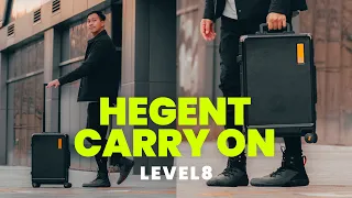 LEVEL8 HeGent Carry On Review: Zipperless AND Aluminium Frame?