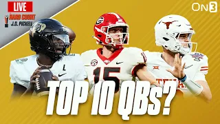 Top 10 QBs in CFB | Transfer Portal: Corman McClain & Florida | South Carolina, Shane Beamer Slander