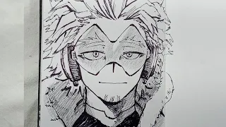 [ASMR] Drawing Hawks | My Hero Academia | No Talking