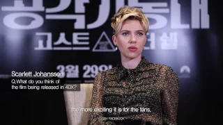 Ghost in the Shell in 4DX - Scarlett Johansson Interview