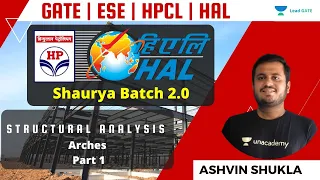 Arches | Part-1 | Structural Analysis | HPCL | HAL | ESE 21-22 | Ashvin Shukla