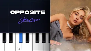 Sabrina Carpenter - opposite | Piano Tutorial