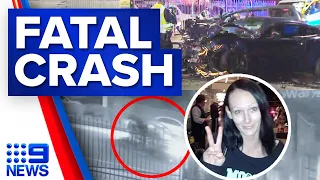 Shocking footage of fatal road collision released | 9 News Australia