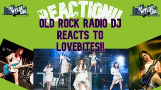 [REACTION!!] Old Rock Radio DJ REACTS to LOVEBITES ft. "Holy War" (Live 2022)