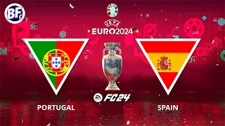 FC 24 Portugal vs Spain | UEFA Euro 2024 | Cristiano vs Morata