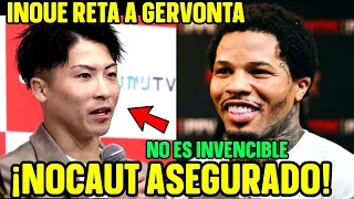 SHOCK! INOUE SUBIRA a DIVISION de GERVONTA para NOQUEARLO y HAY ACUERDO ENTRE EQUIPOS PERO PASARA?