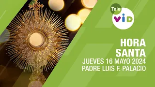 Hora Santa 🕯 Jueves 16 Mayo 2024, Padre Luis Fernando Palacio #TeleVID #HoraSanta
