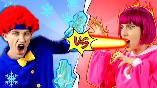 Hot vs Cold Challenge | Dominoki Kids Songs