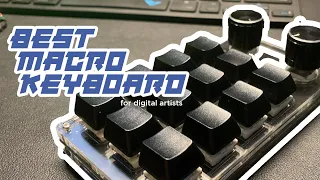 BEST MACRO KEYBOARD FOR CLIPSTUDIO PAINT! | The Scribble Media