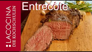 Entrecôte double vom dry aged Beef - rosa gebraten | La Cocina