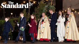 Members of the Royal Family attend Christmas Carol Service at Westminster Abbey