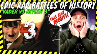 OH SH*T ITS OVER! 😱 EPIC RAP BATTLES OF HISTORY (ERB) " Darth Vader Vs Adolf Hitler 3 [ Reaction ]