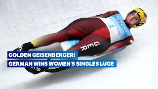 2 x 🇩🇪 on the Luge-Podium | Women's Singles Beijing 2022