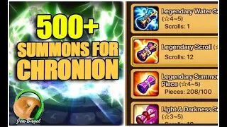 SUMMONERS WAR : 500+ Summons for Chronion!