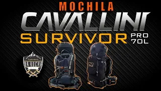 Unboxing e Review Mochila Survivo Pro 70L Celso Cavalline