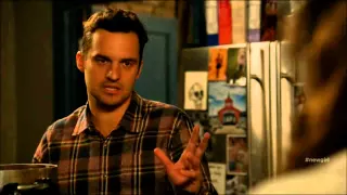 New Girl Funniest Scene- Popcorn Machine -Season 4 Episode 17