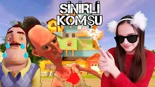 SİNİRLİ KOMŞUMU SİLAHLA VURDUM !! - Hello Neighbor/Angry Neighbor