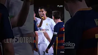 When Messi And Ronaldo Met Eye Contact🤩