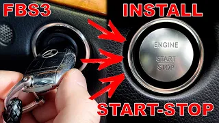Mercedes Retrofit. Installation Smart START-STOP Button & KEYLESS-GO Function on Mercedes W211 FBS3
