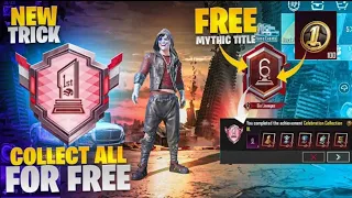 😱 Get Free Mythic 6Th Anniversary Title | How Collect All Collectibles |PUBGM