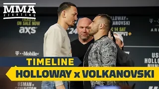 UFC 245 Timeline: Max Holloway vs. Alexander Volkanovski - MMA Fighting