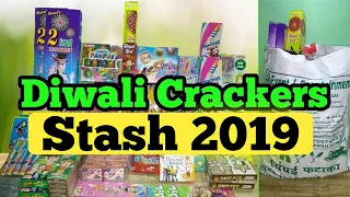 Firecrackers Stash 2019 #diwalikepatake diwali stash 2019 | diwali stash | firecrackers unboxing