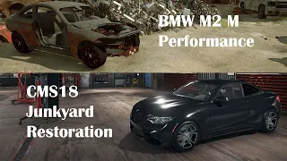 BMW M2 M Performance - Junkyard Restoration Gameplay Timelapse - Car Mechanic Simulator 2018 CMS18
