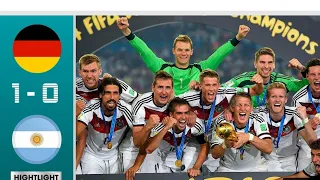 Germany vs Argentina 2014 Football World Cup Final highlights