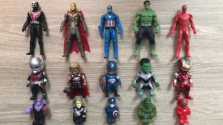 6 Minutes Satisfying With Unboxing Superhero Avengers Set 15 Pieces | ASMR | Mystery Box Avengers
