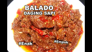 RESEP SAMBAL BALADO DAGING SAPI TERENAK DAN EMPUK